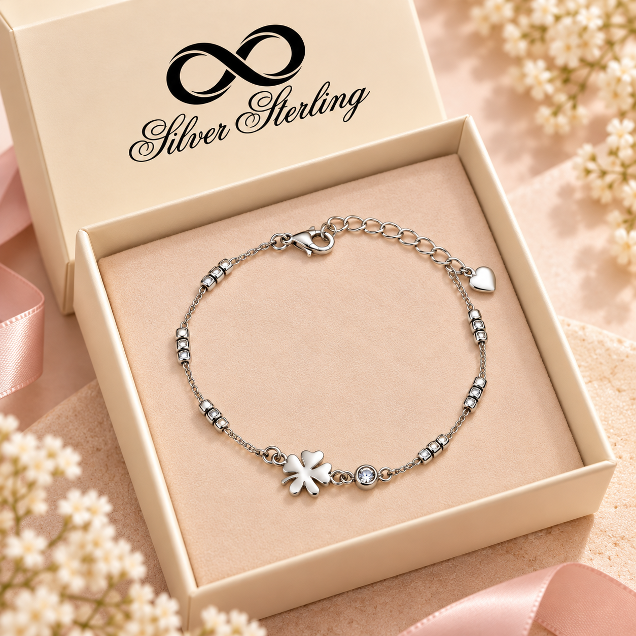 Sterling 925 Silver Butterfly Bracelet for Girls | Anti-Tarnish Adjustable Bracelet